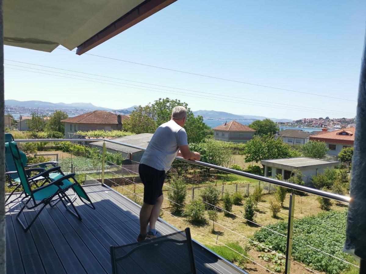 Apartamento con estupendas vistas Moaña Exterior foto