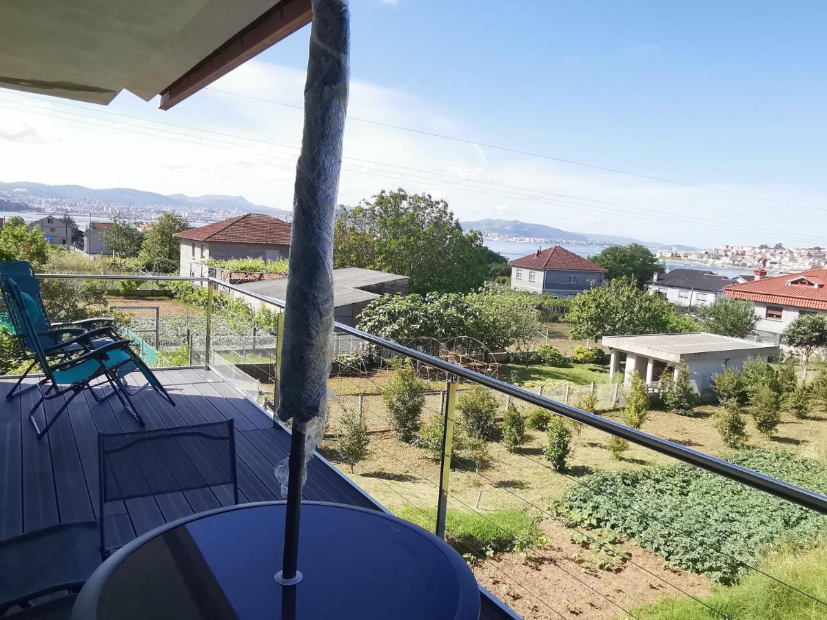 Apartamento con estupendas vistas Moaña Exterior foto